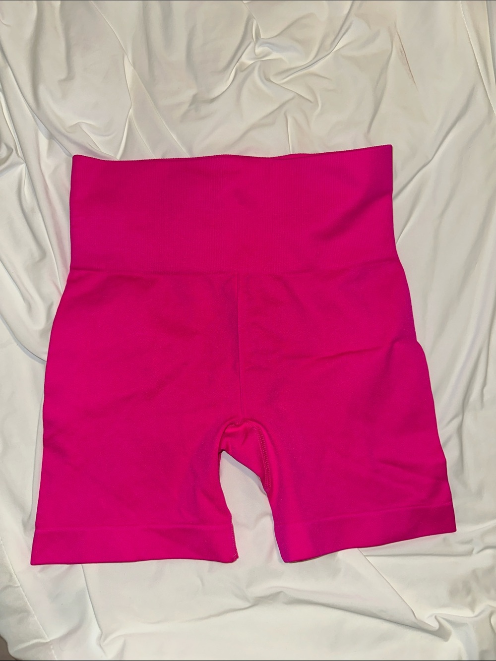 High-Rise Fuchsia Women’s Active Shorts